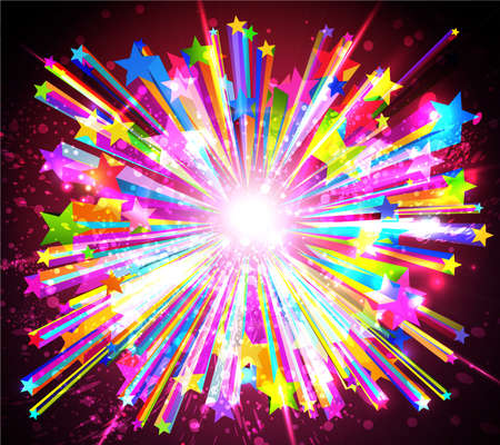 Abstract starburst. Vector Illustration EPS10. のイラスト素材