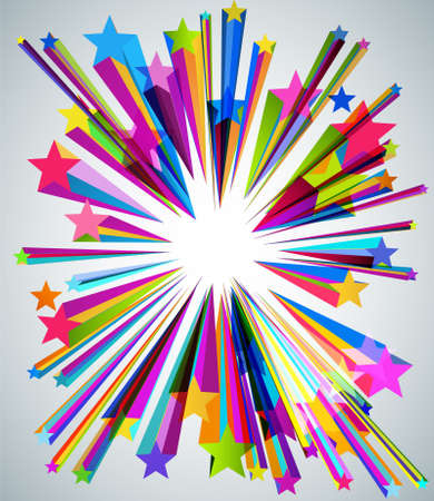 Stars Background Cover Designのイラスト素材