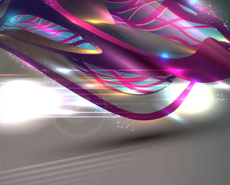 Fantastic Associative Modern Abstract Illustration. Vector Backgroundのイラスト素材
