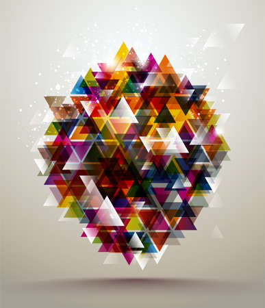 Abstract Triangle Banner  のイラスト素材
