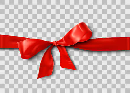 Satin Ribbon Bow design elementのイラスト素材