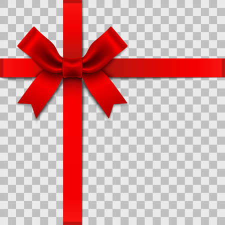 Satin Ribbon Bow design elementのイラスト素材