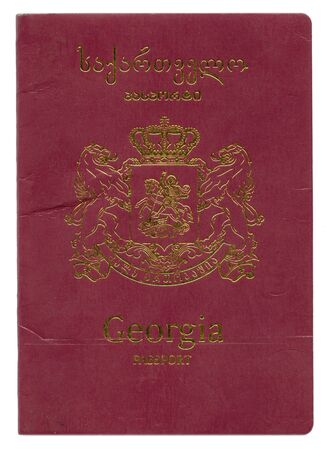 Passport of Georgiaの写真素材