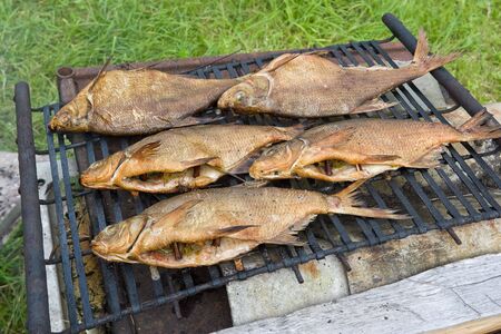 Smoked fishの写真素材