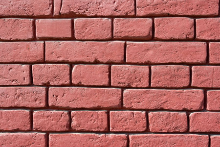 Red brick wall