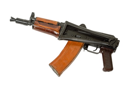 Russian automatic rifle AKS-74Uの写真素材
