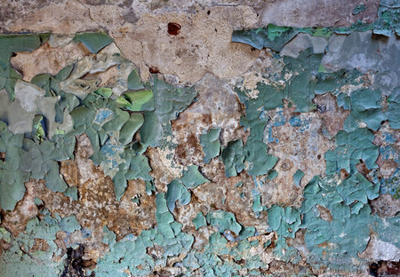 Cracked grunge brick wall background