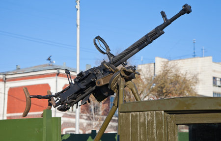 Old Anti-Aircraft Machine Gun