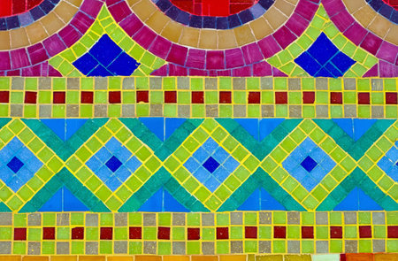 Colorful mosaic background