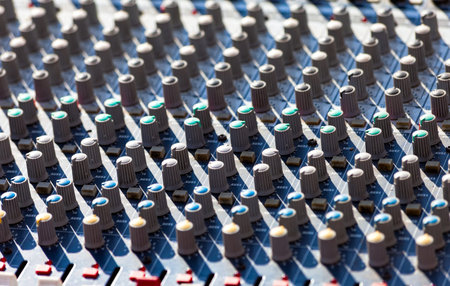 Old Dj sound mixer  Equipment for concerts 