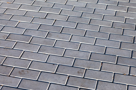 Grey paving stones as background