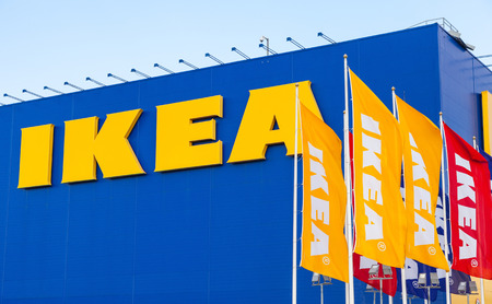 SAMARA, RUSSIA - SEPTEMBER 6, 2014: IKEA Samara Store. IKEA is the world's largest furniture retailer and sells ready to assemble furniture. Founded in Sweden in 1943のeditorial素材