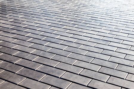 Grey paving stones as backgroundの写真素材