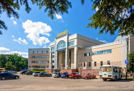 Borovichi, Russia - July 31, 2009: Sports and tourist complex "Olympus"のeditorial素材