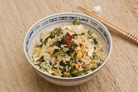 Basil Fried Riceの写真素材