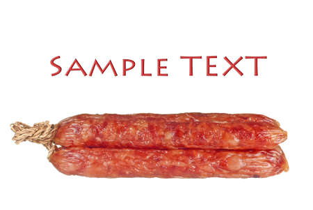 Chinese Pork Sausagesの写真素材