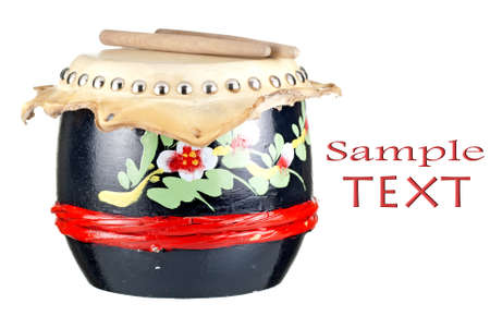 Chinese Traditional Wooden Drumの写真素材