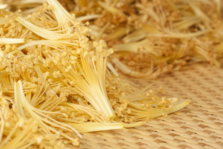 Durian Stigma Used as Exotic Salad Ingredients in Sarawak, Malaysia