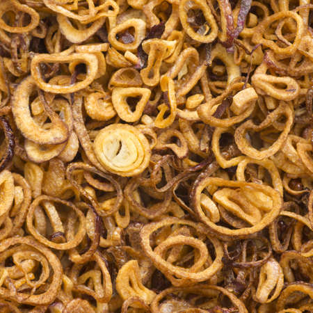 Fried Shallot Ringsの写真素材