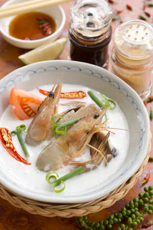 White Tom Yam. Non sharpenの写真素材