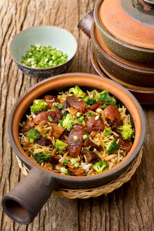 Hong Kong Clay Pot Rice; non-sharpened fileの写真素材