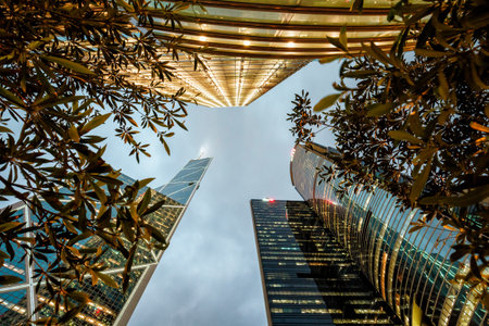 Hong Kong, China - January 29, 2016: Since 1980s, Hong Kong has grown to become a leading centre for...