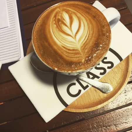 A hot coffeeの素材