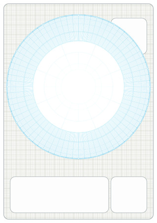 illustration of a millimetregrid background with blank frames.のイラスト素材