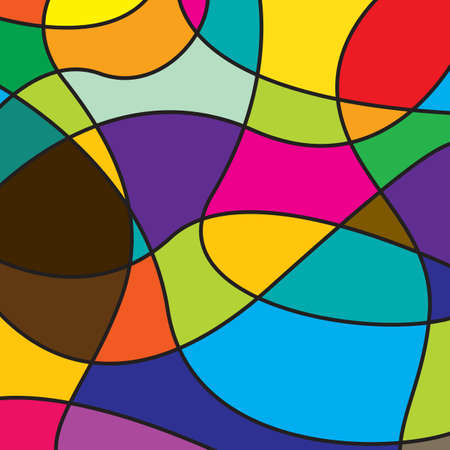 Colorful modern vector background with simple stained glass styleのイラスト素材