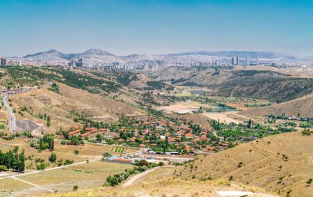 Imrahor Valley just near Muhye Village, Ankara, Turkeyの写真素材