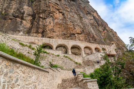 Sumela Monastery, Greek Orthodox Monastery of Sumela was founded in the 4th century.,