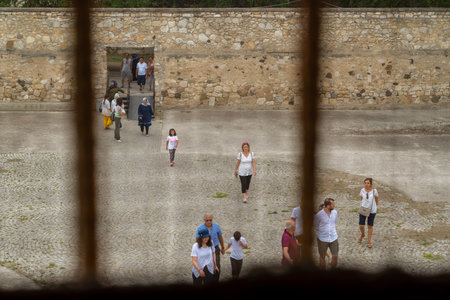 Sinop/Turkey - August 04 2019: Sinop Fortress Prison, (Turkish: Sinop Kale Cezaevi) was a state prison situated in the inside of the Sinop Fortress.のeditorial素材