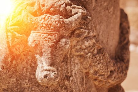 Ruins and archaeological site of Knidos, city of ancient Greece, Mugla, Turkeyの写真素材