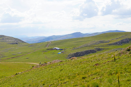 Highland landscape from central Turkey, close to border between Sivas and Kahramanmaras