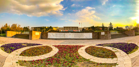 Ankara/Turkey-April 03 2019: The Grand National Assembly of Turkey (Turkiye Buyuk Millet Meclisi)のeditorial素材
