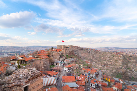 View of Citadel of Ankara, Ankara, Turkeyのeditorial素材