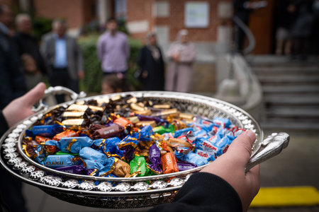Ankara / Turkey- August 11 2019: Traditional Turkish Ramadan Sweet Sugar Candy, Assortment of Halloween candies.のeditorial素材