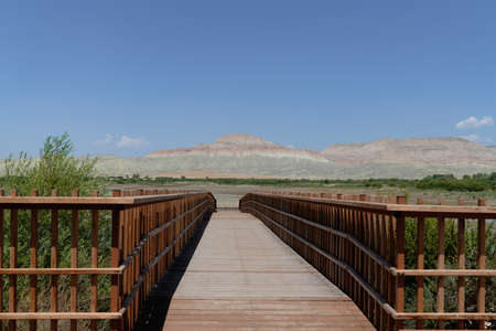 Kus Cenneti (Turkish for "Bird Paradise") nature reserve, Nallihan city, Ankara, Turkey.の写真素材