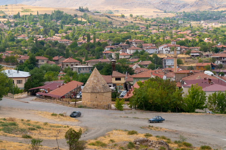 Divrigi, Sivas/Turkey- September 19 2020: Panoramic view of city in the daytimeのeditorial素材