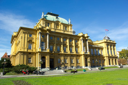 National theater Zagrebのeditorial素材