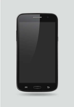 realistic image of mobile phoneのイラスト素材