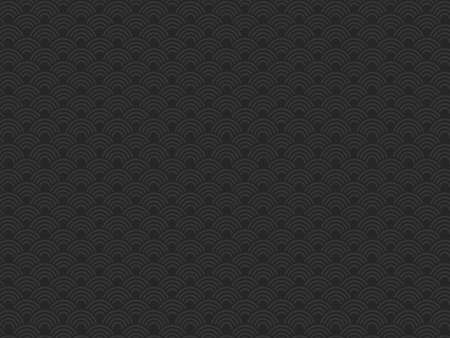 Abstract Chinese New Year Background Vector Design. Vector illustration of chinese black gradient wave circle background.のイラスト素材