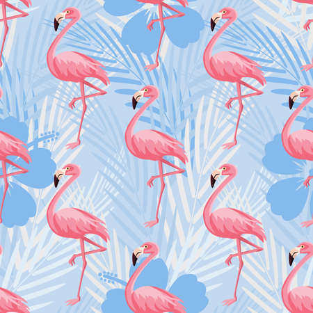 Flamingo pattern designのイラスト素材