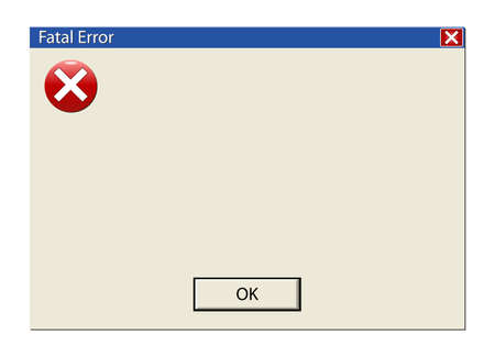 Create your own error or information message. Classic computer information signsのイラスト素材