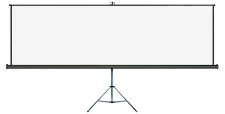 Screen with plenty of copy-space, place your own text or images on the wide projection screenのイラスト素材