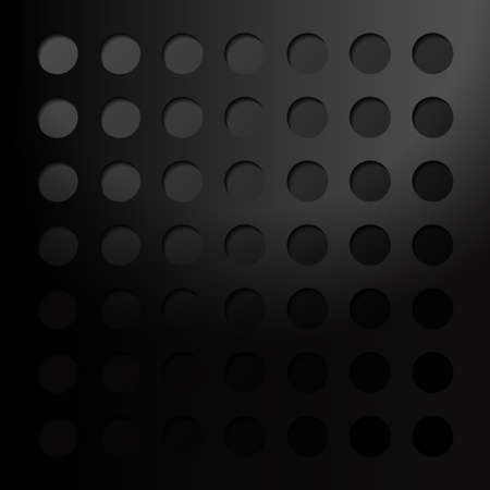 Abstract eps10 vector background, black metal style 3Dのイラスト素材