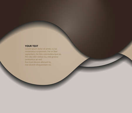 Abstract elegant 3D background with copy space for text, modern designのイラスト素材