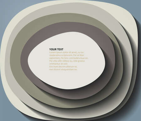Abstract elegant 3D background with copy space for text, modern designのイラスト素材