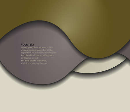 Abstract elegant 3D background with copy space for text, modern designのイラスト素材