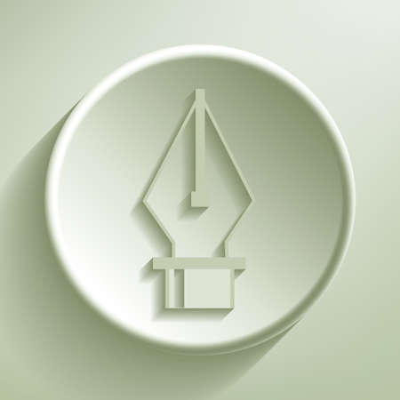 Green line circle icon, illustrationのイラスト素材